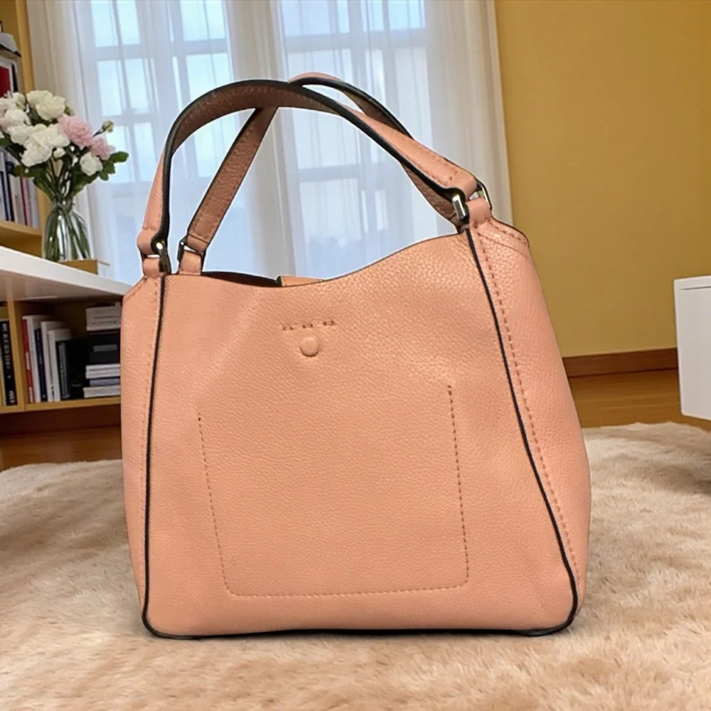 Kate Spade Blush Shoulder Bag/tote with Bow Accent - Picture 11 of 15